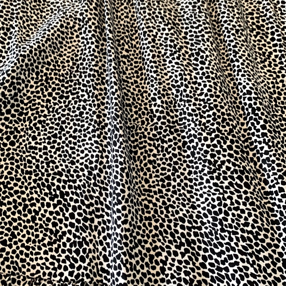 H&M Tiered Printed Maxi Dress Size S Black and Off-White - Picture 8 of 9